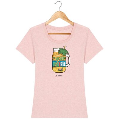 T-shirt Femme  Été Algérie - Cream Heather Pink