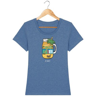 T-shirt Femme  Été Algérie - Mid Heather Blue