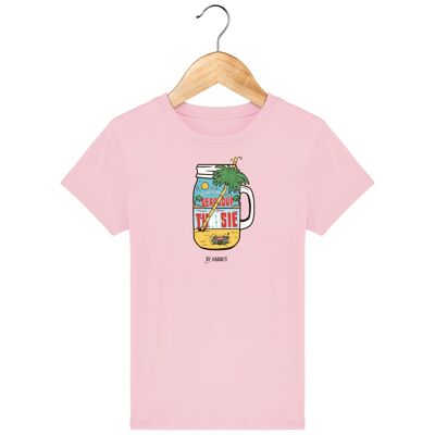 T-shirt Enfant  Été Tunisie - Cotton Pink
