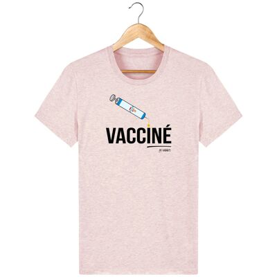 T-Shirt Homme  Vacciné Dakatine - Cream Heather Pink