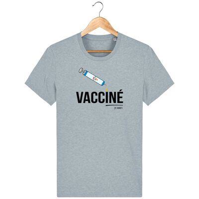 T-Shirt Homme  Vacciné Dakatine - Heather Ice Blue