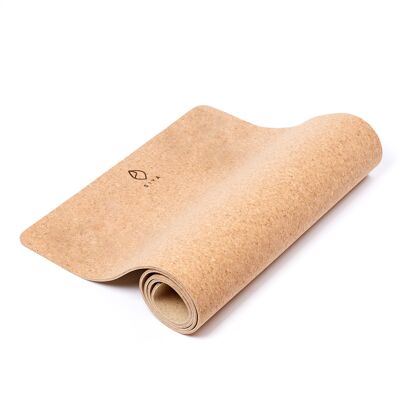 Yoga mat made of cork