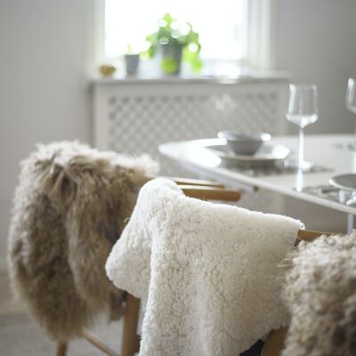 Curly sheepskin_White