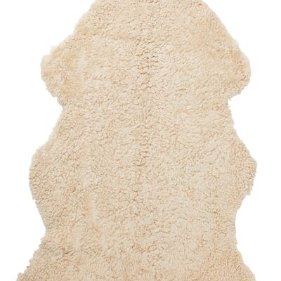 Piel de oveja RIZADA 95cm - Beige