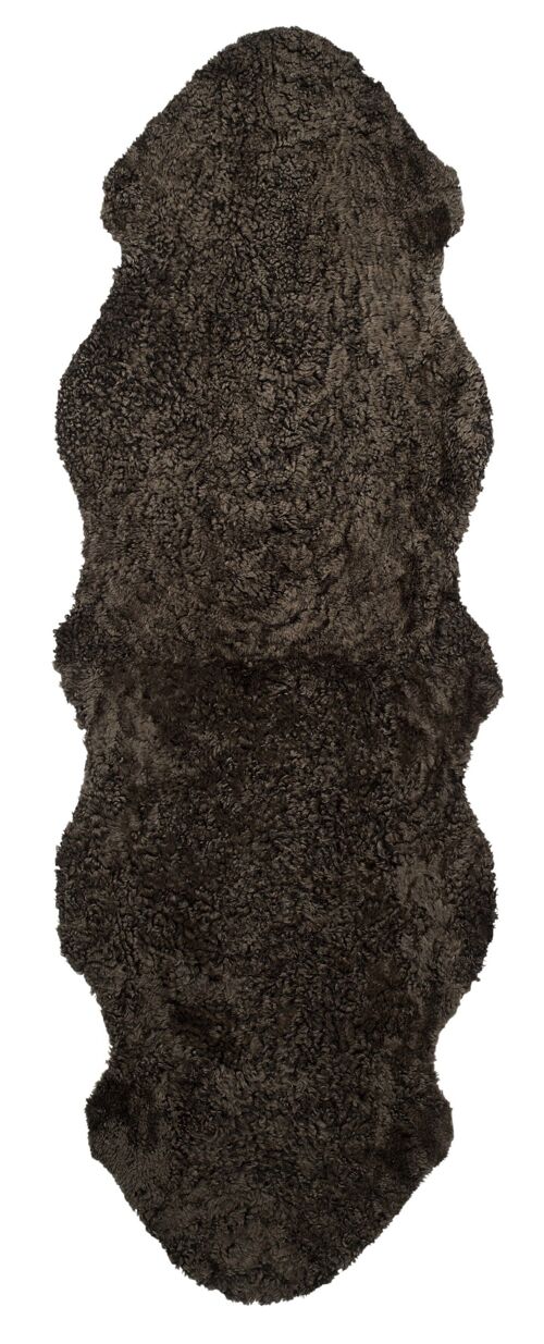 Curly 2-set sheepskin_Brown