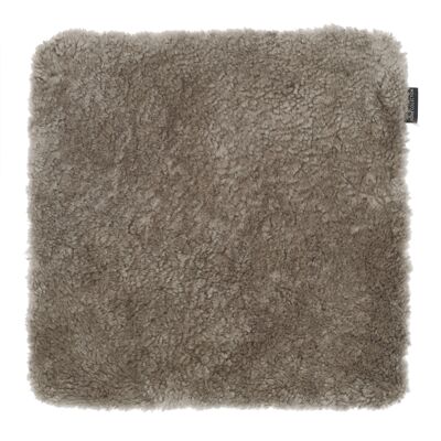 Curly seat cover sheepskin - square_Light Brown_Sahara