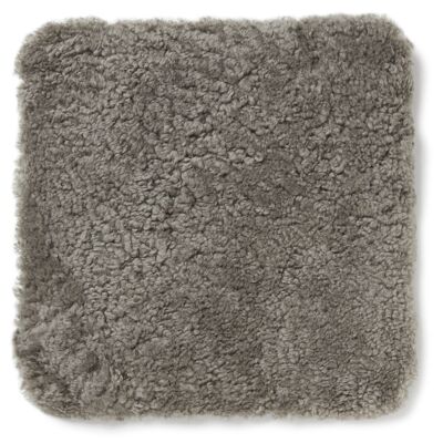Curly pad sheepskin - square_Natural grey