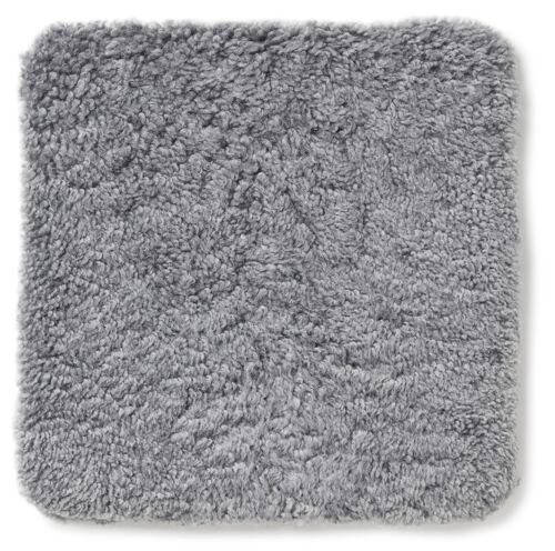 Curly pad sheepskin - square_Charcoal Silvergrey