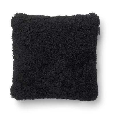Cushion cover CURLY sheepskin - Black