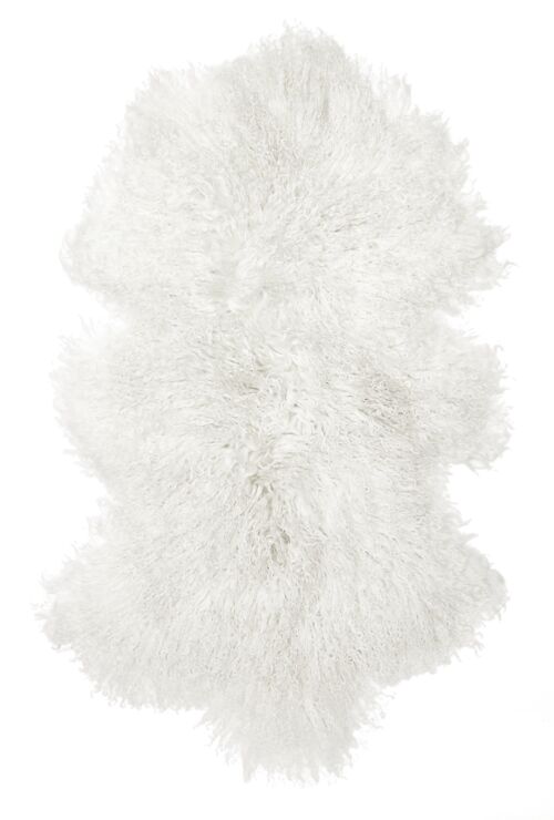 Shansi - Stylish and soft sheepskin - White