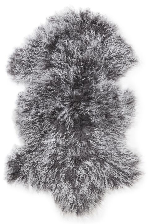 Shansi - Stylish and soft sheepskin - Grey Snowtop