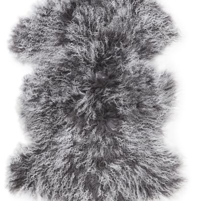 Shansi - Stylish and soft sheepskin - Grey Snowtop