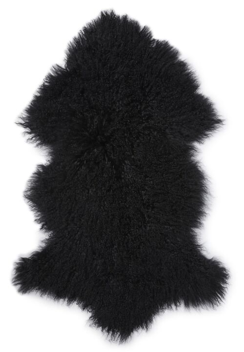 Shansi - Stylish and soft sheepskin - Black