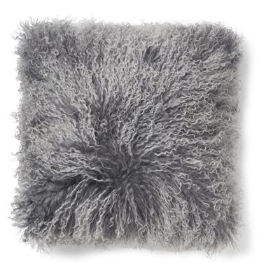 Shansi cushion cover sheepskin_Grey Silvertop