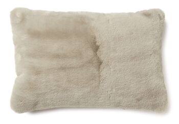 Grand coussin Fluffy exclusif - Taupe 2