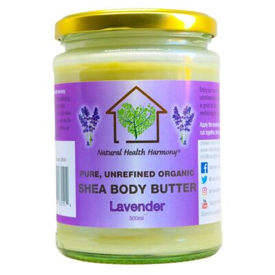 Lavendel Shea Körperbutter 500g