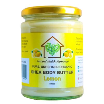 Lemon Shea Body Butter 500g