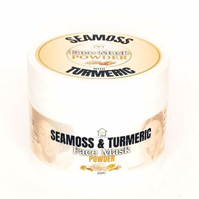 Polvo de mascarilla desintoxicante Seamoss & Turmeric