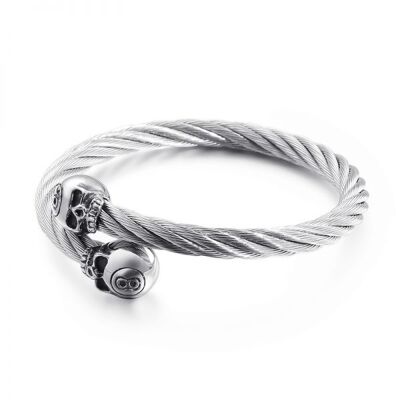 Stainless steel bracelet | Axel | skeleton | stainless steel | bracelet