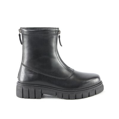 Marseille-Black-bottines cuir