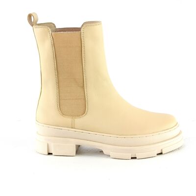 Paris-Off white / white sole-bottines cuir