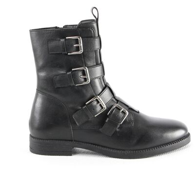 Kiwi-Black-bottines cuir