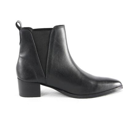 Pissenlit-Black-bottines cuir