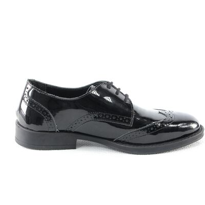 Ariel-BLACK-MOCASSINS DERBIES