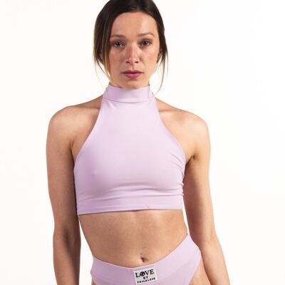 Leah Backless Tie Back Top - Orchid Ice