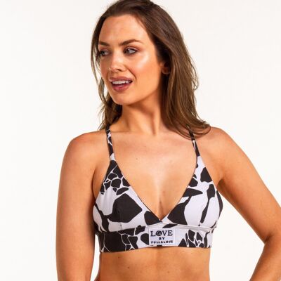 Bralette monocromático de algodón orgánico