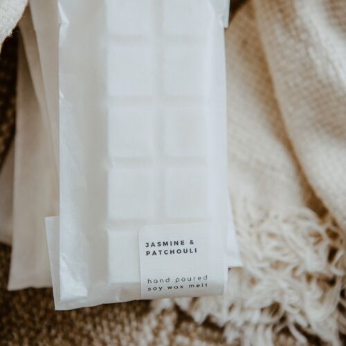 Luxury Wax Melt Bar - 40g - Jasmine & Patchouli