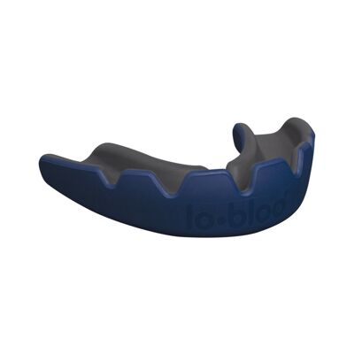 lobloo SLICK Professional Dual Density Mouthguard, One size (+10 yrs), Navy