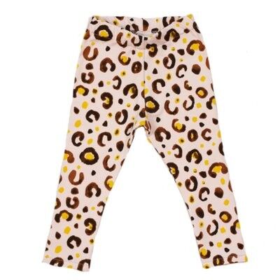 Legging | Leopardo Baby Rose | Fatto a mano