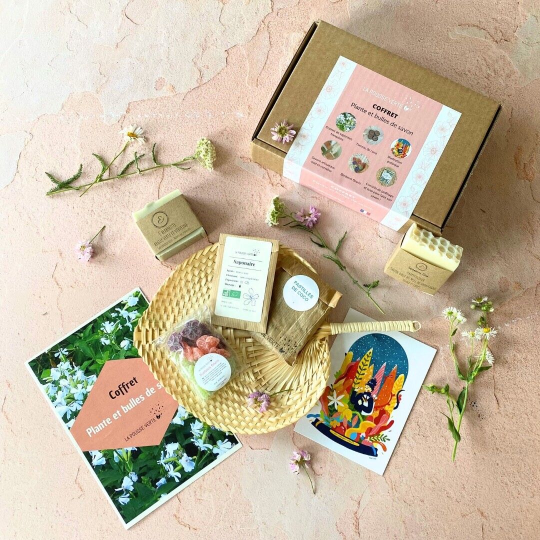 Coffret Plante et bulles de savon