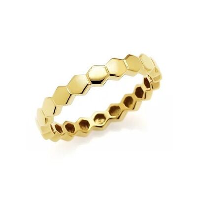 Halo gold ring