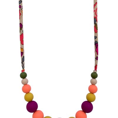 Fluo tea nursing or babywearing necklace