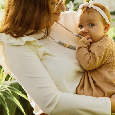 Collana Scandi da allattamento o da bambino