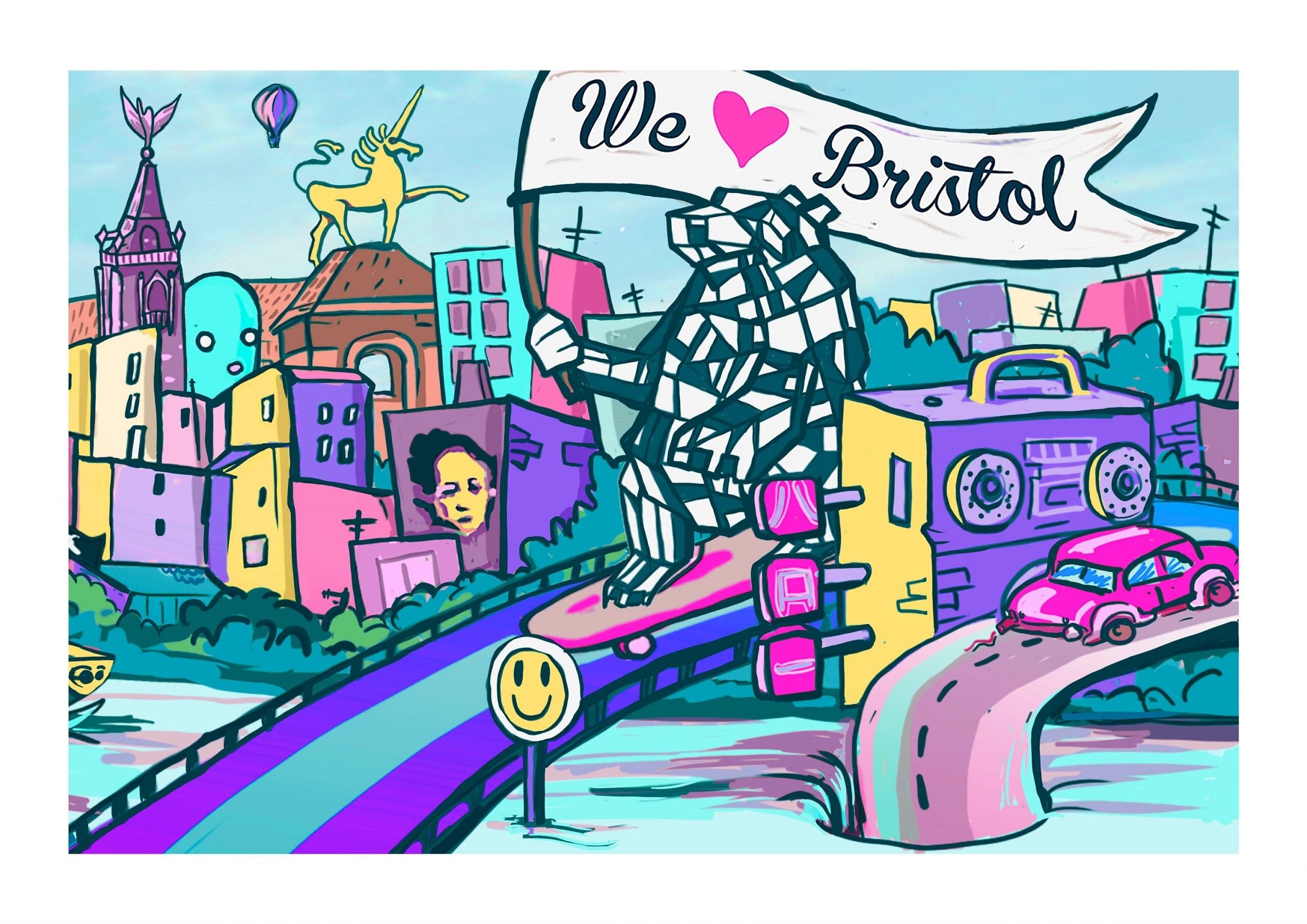Bristol Creatures, Bristol Sterlina 29,7x21
