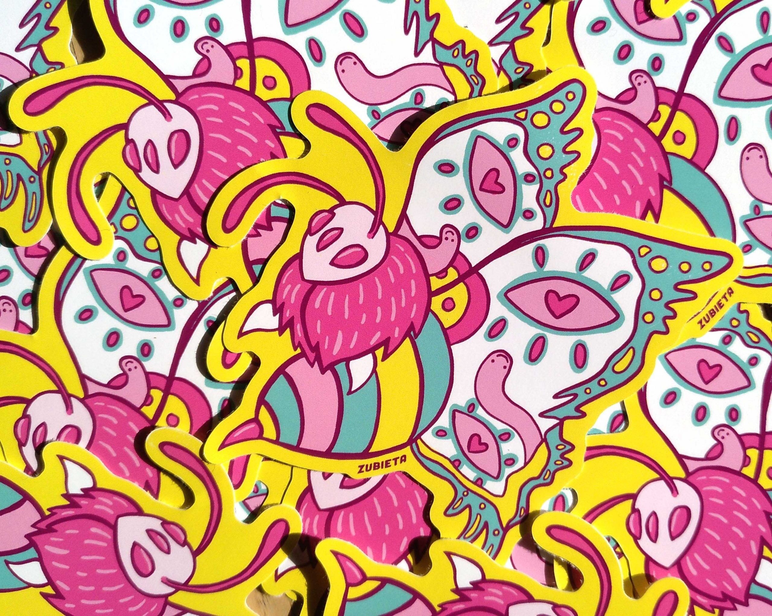 Schmetterlingsaufkleber