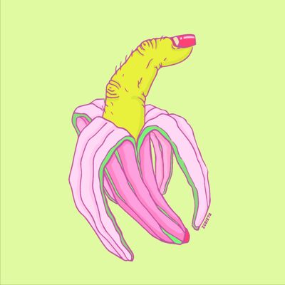 Doigt Banane 12x12