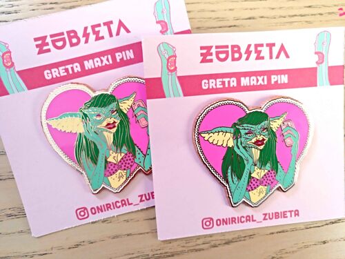 Greta the Gremlin Maxi Pin