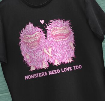 T-shirt Les monstres ont aussi besoin d'amour 3