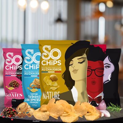 Crisps 125g Artisan Quality Label • Discovery PACK 5 recipes