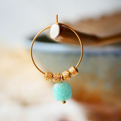 Manon Amazonite earrings