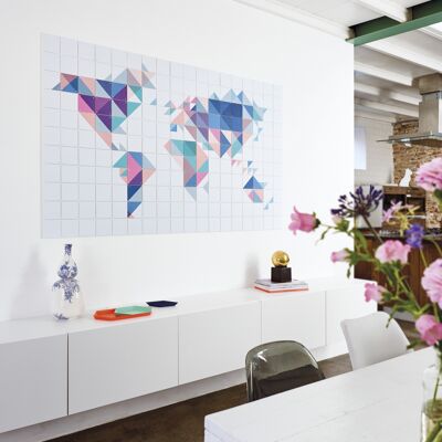 IXXI - The World tangrampink/blue - Quadri - Poster - Decorazione murale