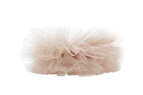 collerette tulle Saumon