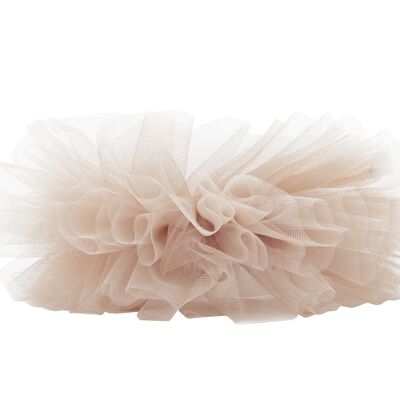 collerette tulle Saumon