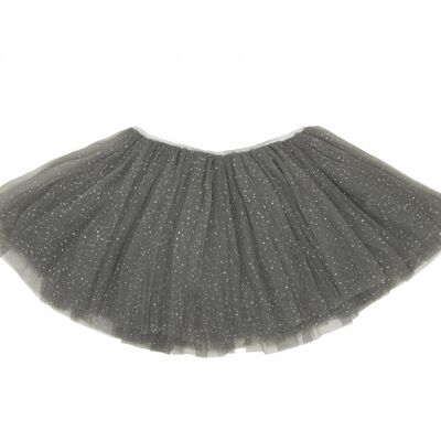 Tutu Tüll Anthrazit
Silberne Pailletten Short