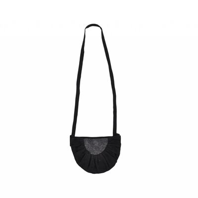 Bolso Moon Lino Negro +
Purpurina PM negra