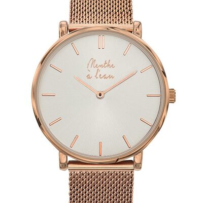 the indecisive rose gold mesh F soleil-F